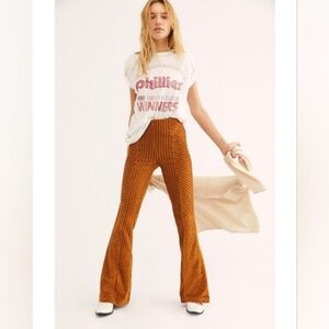 Free People velvety corduroy flare xs